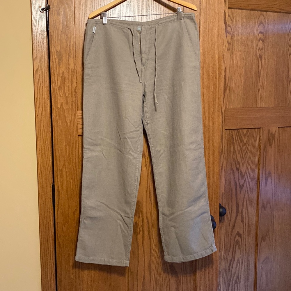 Gramicci  linen wide leg pants sized 14/16